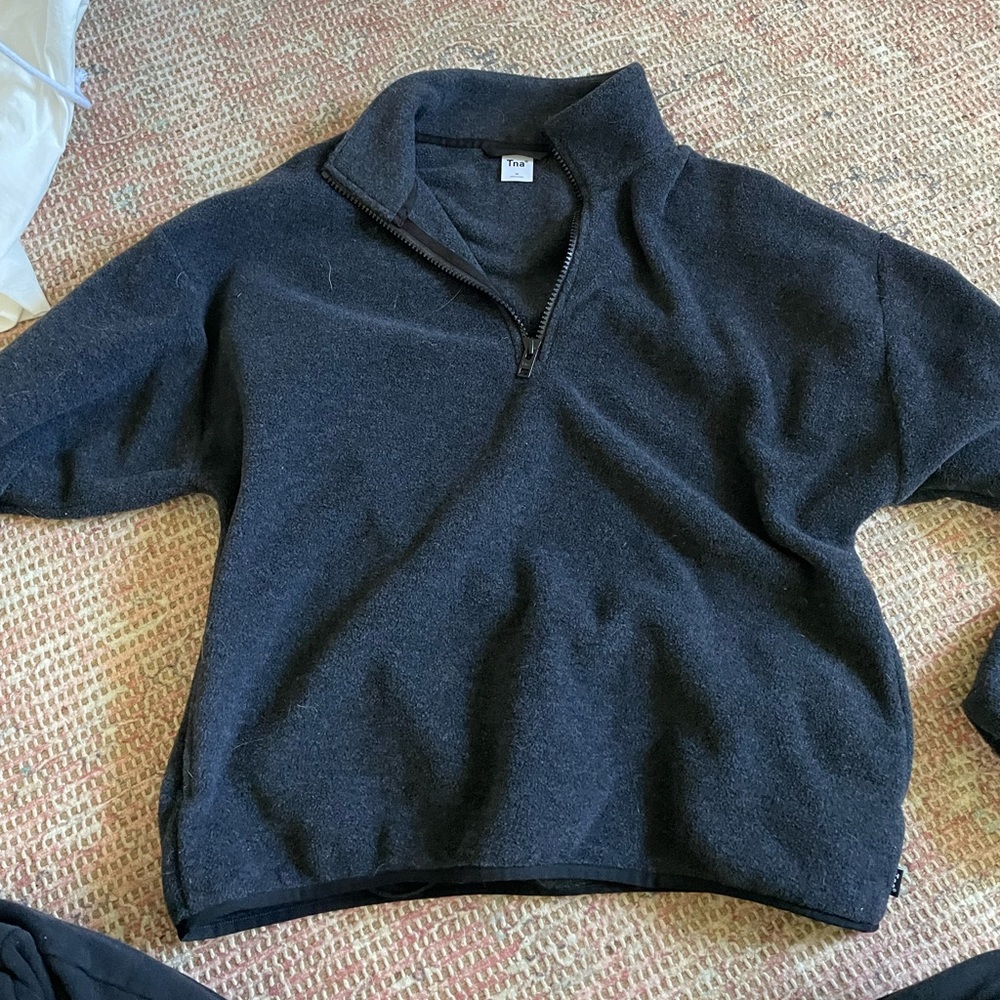 TNA polar quarter zip hoodie